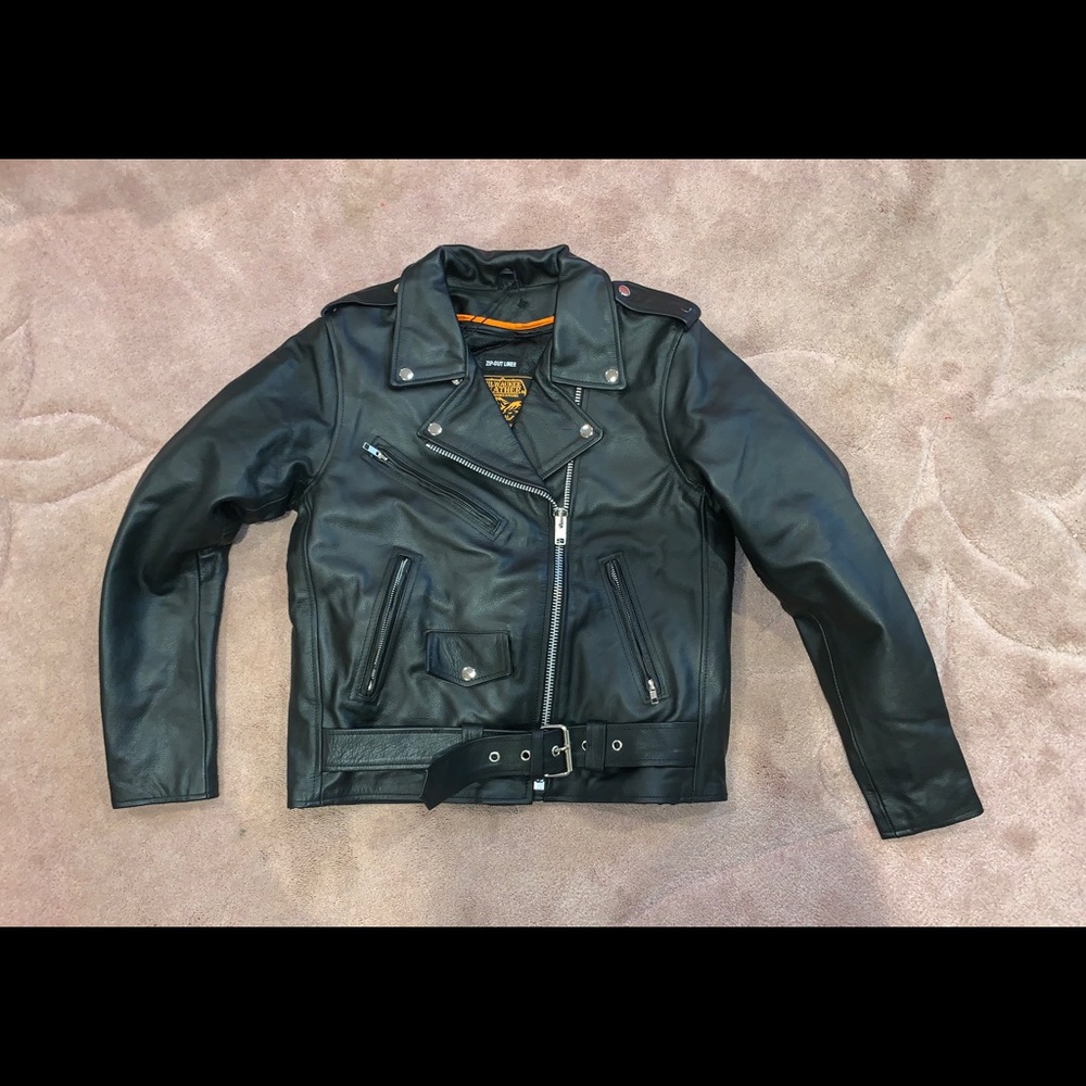 Women’s Full Length Traditional Leather Jacket